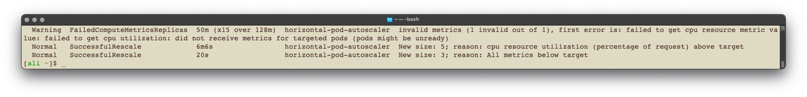 Rescaling successful under CPU load!